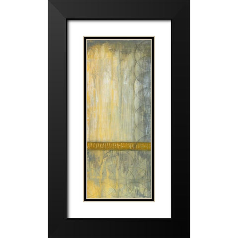 Circles Repeat I Black Modern Wood Framed Art Print with Double Matting by Goldberger, Jennifer