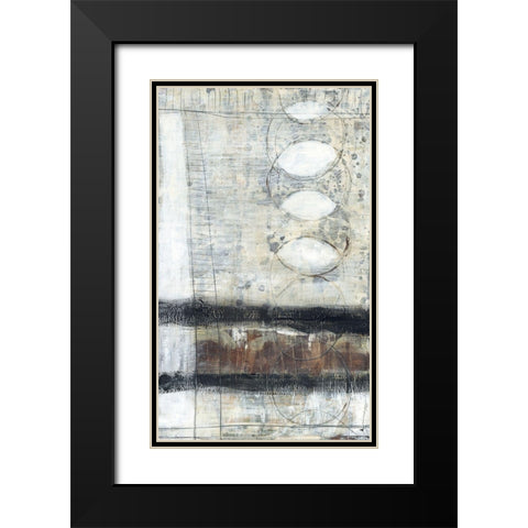 Dark into Light II Black Modern Wood Framed Art Print with Double Matting by Goldberger, Jennifer