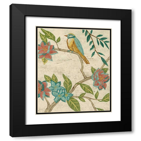 Antique Aviary IV Black Modern Wood Framed Art Print with Double Matting by Zarris, Chariklia