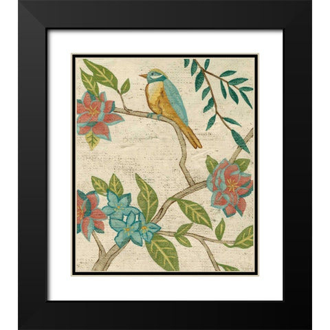 Antique Aviary IV Black Modern Wood Framed Art Print with Double Matting by Zarris, Chariklia