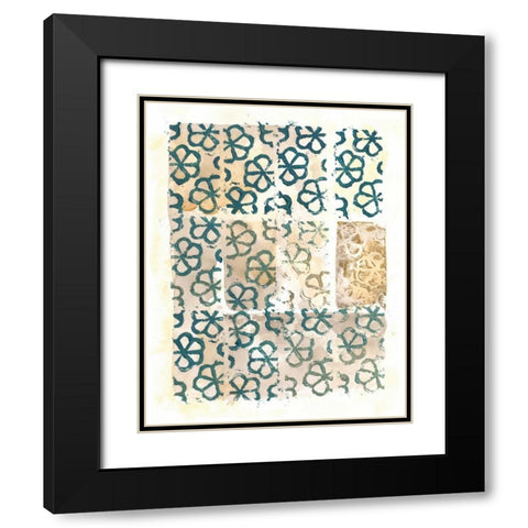 Cadence V Black Modern Wood Framed Art Print with Double Matting by Zarris, Chariklia