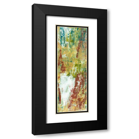 Staccato III Black Modern Wood Framed Art Print with Double Matting by Holland, Julie