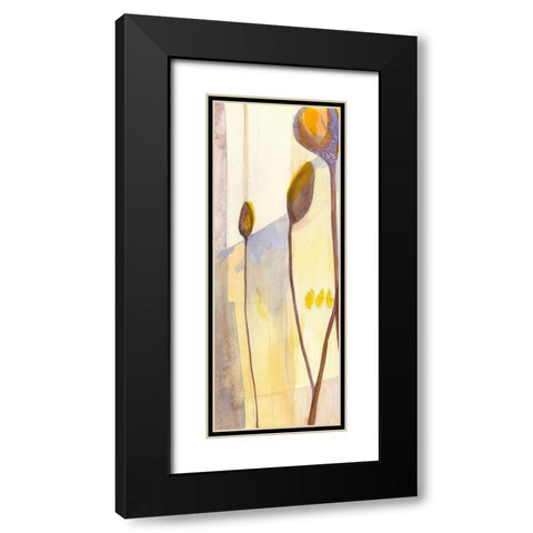 Seed Pods I Black Modern Wood Framed Art Print with Double Matting by Goldberger, Jennifer