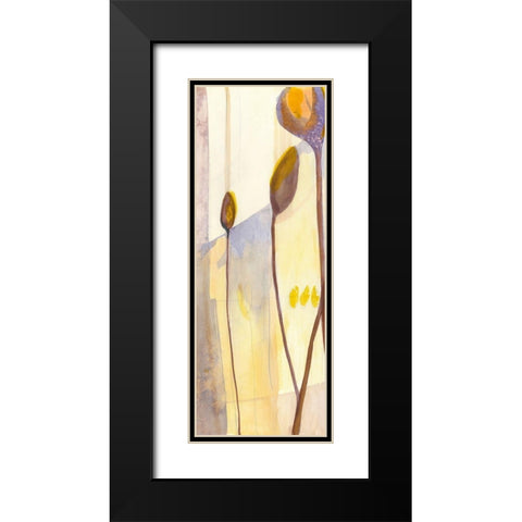 Seed Pods I Black Modern Wood Framed Art Print with Double Matting by Goldberger, Jennifer