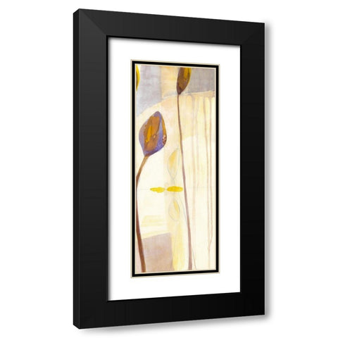 Seed Pods II Black Modern Wood Framed Art Print with Double Matting by Goldberger, Jennifer