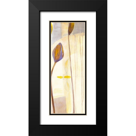 Seed Pods II Black Modern Wood Framed Art Print with Double Matting by Goldberger, Jennifer