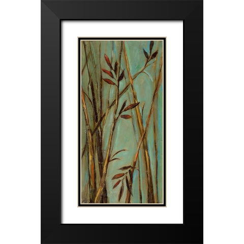Sleepless Love Black Modern Wood Framed Art Print with Double Matting by Long, Christina