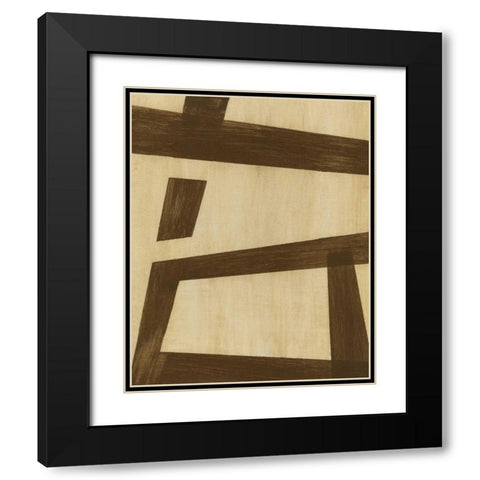 Inversion I Black Modern Wood Framed Art Print with Double Matting by Vision Studio
