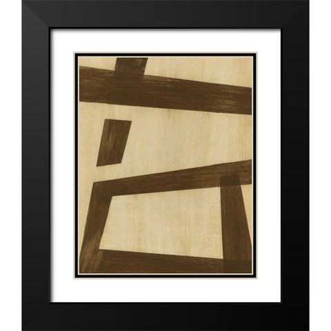 Inversion I Black Modern Wood Framed Art Print with Double Matting by Vision Studio