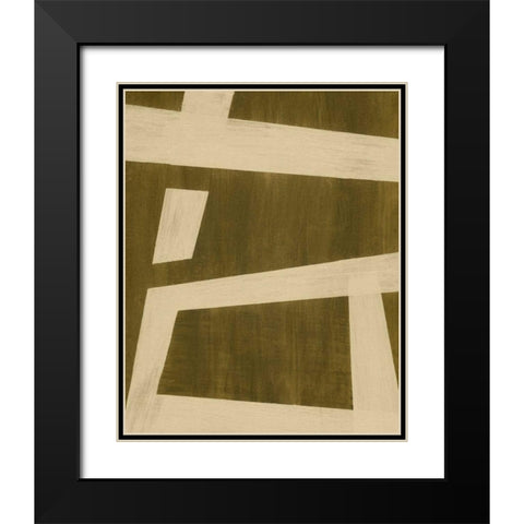 Inversion II Black Modern Wood Framed Art Print with Double Matting by Vision Studio