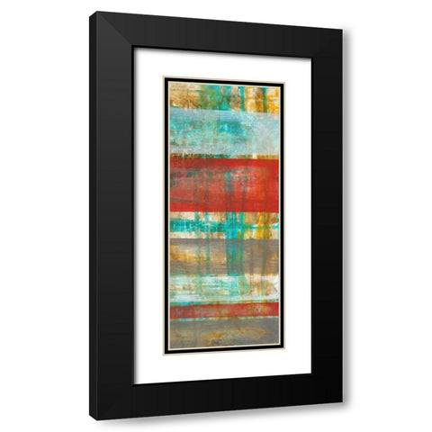 Suspended Kinesis II Black Modern Wood Framed Art Print with Double Matting by Goldberger, Jennifer