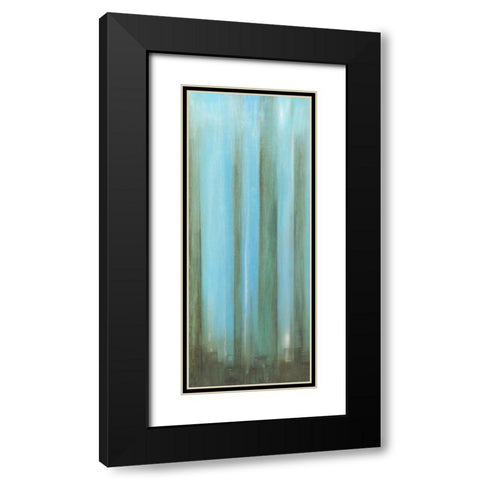 Sky Lights I Black Modern Wood Framed Art Print with Double Matting by Goldberger, Jennifer