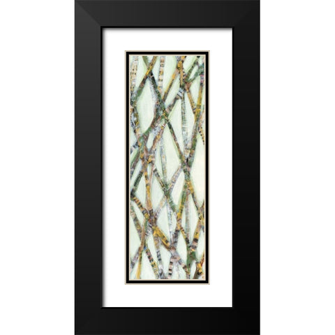 Lemongrass III Black Modern Wood Framed Art Print with Double Matting by Fagalde, Jarman
