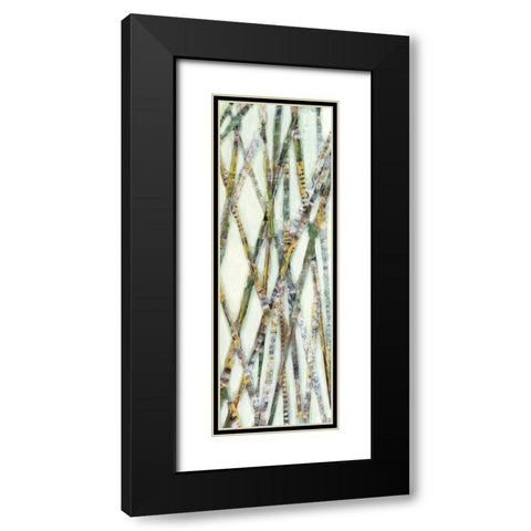 Lemongrass IV Black Modern Wood Framed Art Print with Double Matting by Fagalde, Jarman