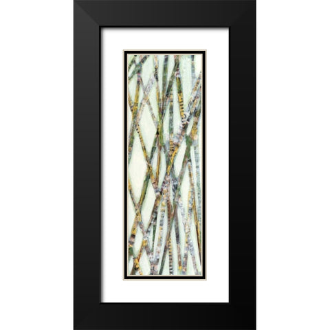 Lemongrass IV Black Modern Wood Framed Art Print with Double Matting by Fagalde, Jarman