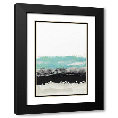Permafrost I Black Modern Wood Framed Art Print with Double Matting by Ludwig, Alicia
