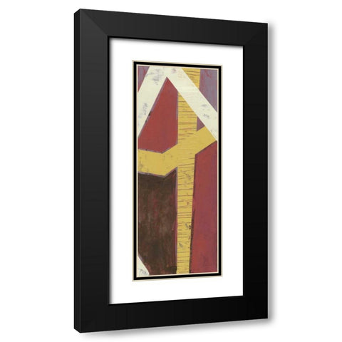 Parallelogram II Black Modern Wood Framed Art Print with Double Matting by Goldberger, Jennifer