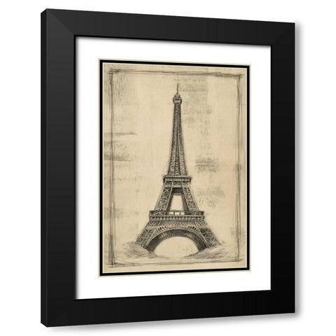 European Icons I Black Modern Wood Framed Art Print with Double Matting by Harper, Ethan