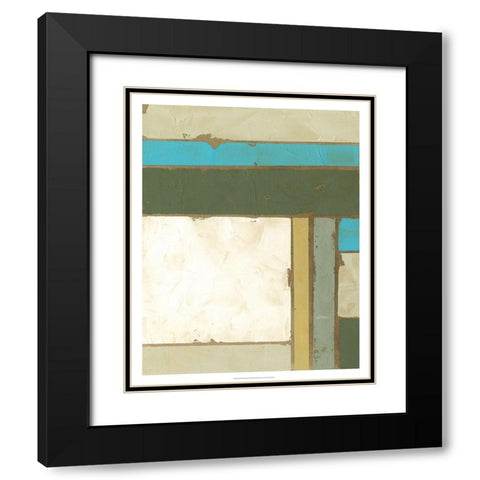 Weathered Paneling I Black Modern Wood Framed Art Print with Double Matting by Goldberger, Jennifer