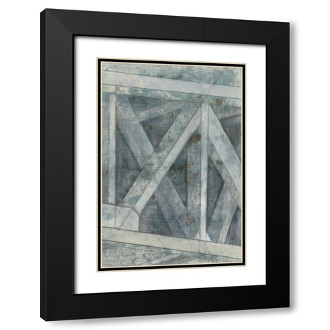 Truss II Black Modern Wood Framed Art Print with Double Matting by Goldberger, Jennifer