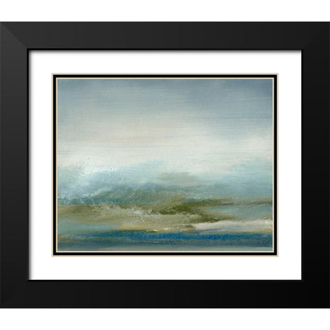 Sea II Black Modern Wood Framed Art Print with Double Matting by Gordon, Sharon