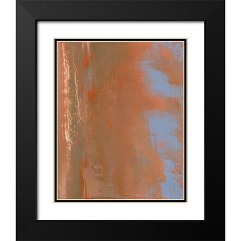 Tango II Black Modern Wood Framed Art Print with Double Matting by Gordon, Sharon