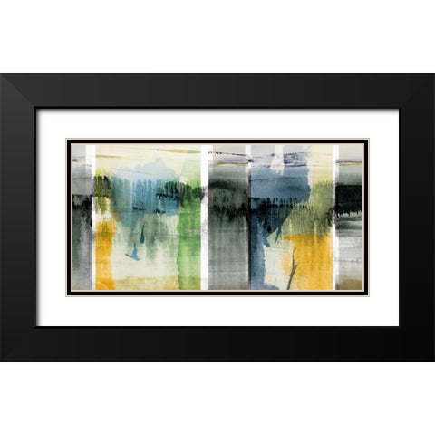 Forest Horizon I Black Modern Wood Framed Art Print with Double Matting by Jasper, Sisa