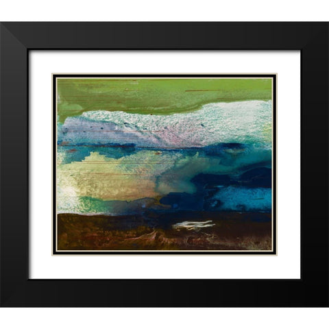 Free Rein I Black Modern Wood Framed Art Print with Double Matting by Jasper, Sisa