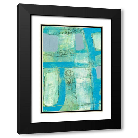 Fade In Fade Out I Black Modern Wood Framed Art Print with Double Matting by Goldberger, Jennifer