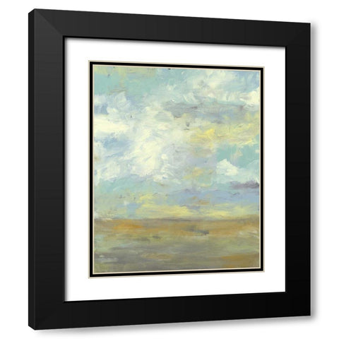 Cloud Stack I Black Modern Wood Framed Art Print with Double Matting by Goldberger, Jennifer