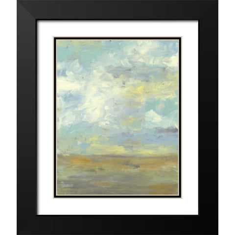 Cloud Stack I Black Modern Wood Framed Art Print with Double Matting by Goldberger, Jennifer