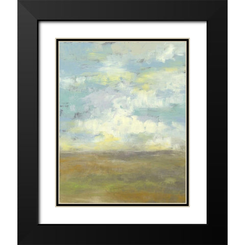 Cloud Stack II Black Modern Wood Framed Art Print with Double Matting by Goldberger, Jennifer