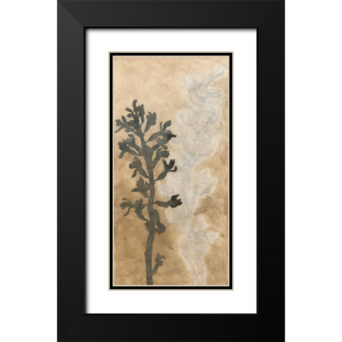 Contrary II Black Modern Wood Framed Art Print with Double Matting by Meagher, Megan