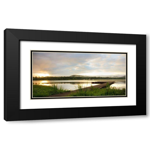 Studio View Black Modern Wood Framed Art Print with Double Matting by Head, Danny