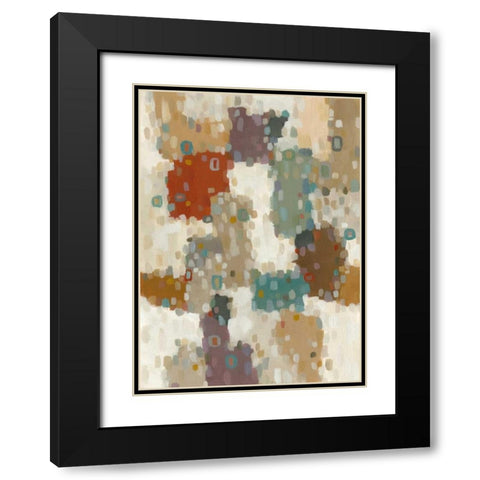 Boerum II Black Modern Wood Framed Art Print with Double Matting by Zarris, Chariklia