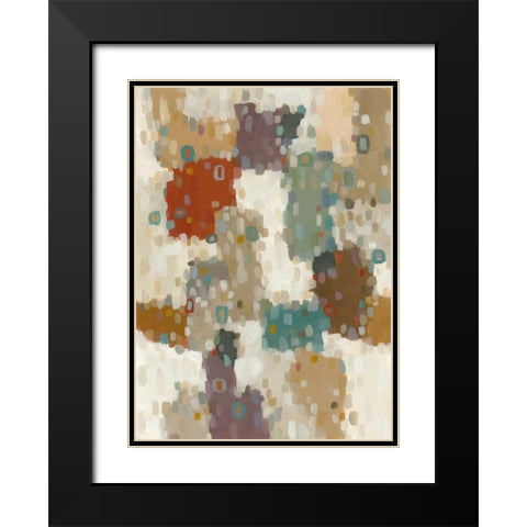 Boerum II Black Modern Wood Framed Art Print with Double Matting by Zarris, Chariklia