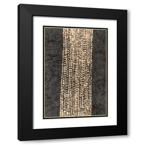 Primitive Patterns VI Black Modern Wood Framed Art Print with Double Matting by Stramel, Renee W.