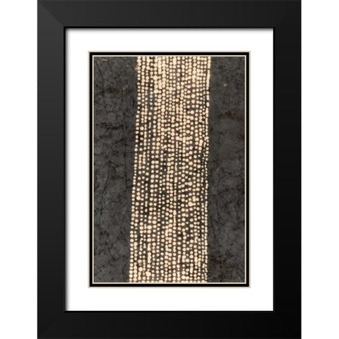 Primitive Patterns VI Black Modern Wood Framed Art Print with Double Matting by Stramel, Renee W.