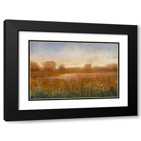Golden Hour I Black Modern Wood Framed Art Print with Double Matting by OToole, Tim