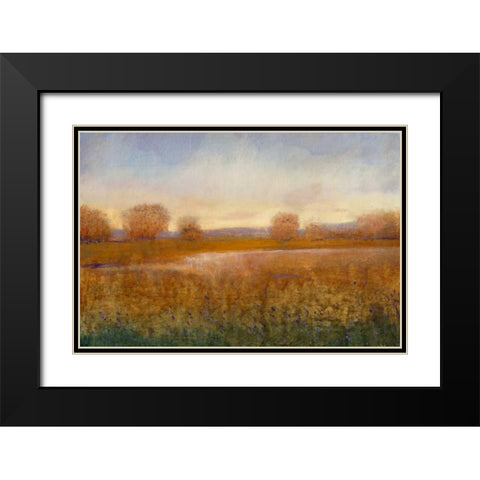 Golden Hour I Black Modern Wood Framed Art Print with Double Matting by OToole, Tim