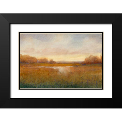 Golden Hour II Black Modern Wood Framed Art Print with Double Matting by OToole, Tim