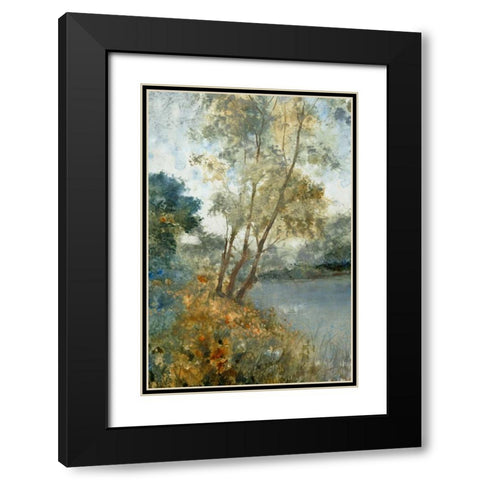 Ethereal Waters I Black Modern Wood Framed Art Print with Double Matting by OToole, Tim