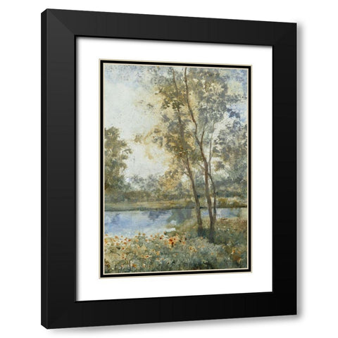Ethereal Waters II Black Modern Wood Framed Art Print with Double Matting by OToole, Tim