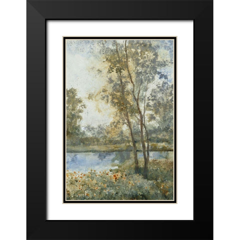 Ethereal Waters II Black Modern Wood Framed Art Print with Double Matting by OToole, Tim