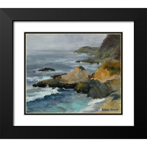 Bodega Head Black Modern Wood Framed Art Print with Double Matting by Chenault, Barbara