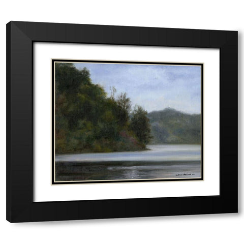 Quiet Solitude Black Modern Wood Framed Art Print with Double Matting by Chenault, Barbara