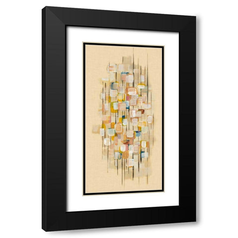 City Map I Black Modern Wood Framed Art Print with Double Matting by McMullen, Charles