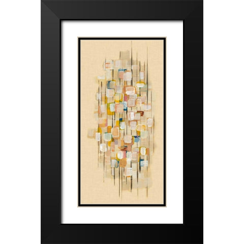 City Map I Black Modern Wood Framed Art Print with Double Matting by McMullen, Charles