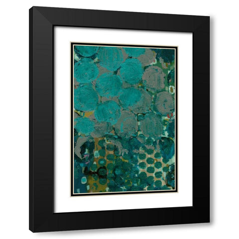 Callais I Black Modern Wood Framed Art Print with Double Matting by Zarris, Chariklia