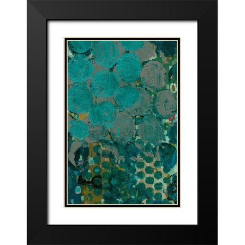 Callais I Black Modern Wood Framed Art Print with Double Matting by Zarris, Chariklia